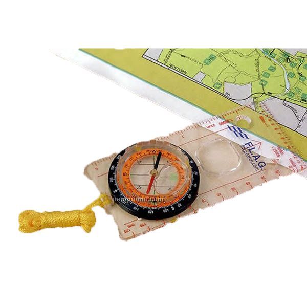 Compass With Ruler & Magnifier