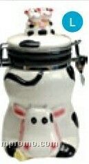 Cow 3 Specialty Cookie Keeper With Metal Closure
