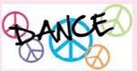 Dance W/Peace Signs In Stock Ink Transfers