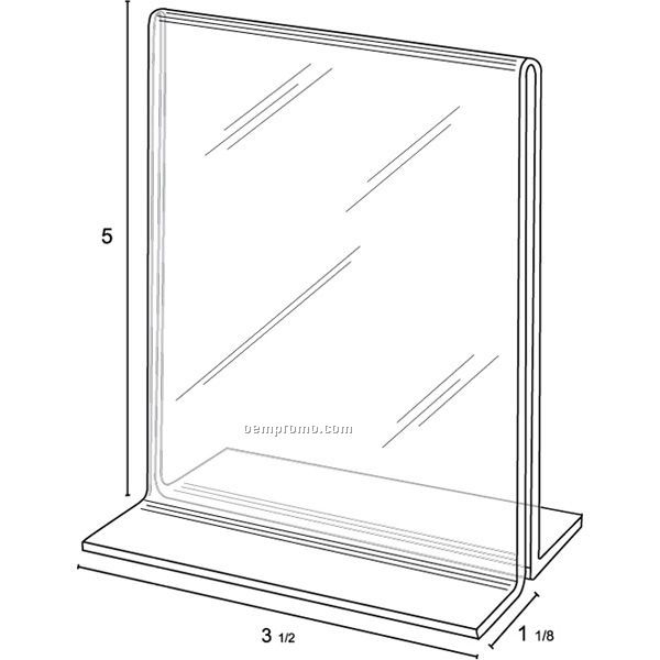 Open Bottom Frame For 3 1/2'' W X 5'' H