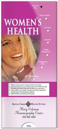 Women's Health Pocket Slider Chart/ Brochure