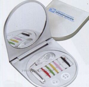Compact Mirror Sewing Kit