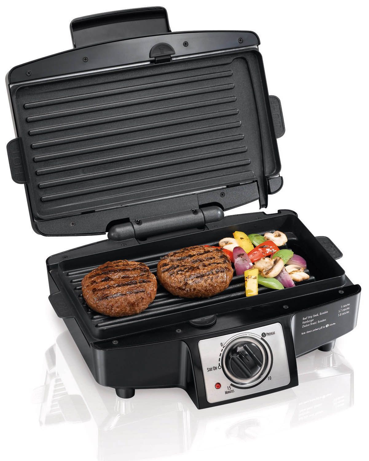 Hamilton Beach Easy-clean Indoor Grill W/Removable Grid