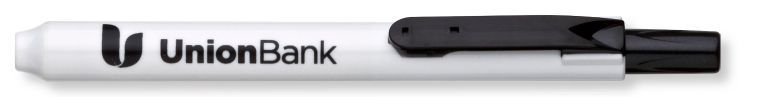 Handy-line S Ultra Slim Retractable & Refillable Highlighter In White/Black
