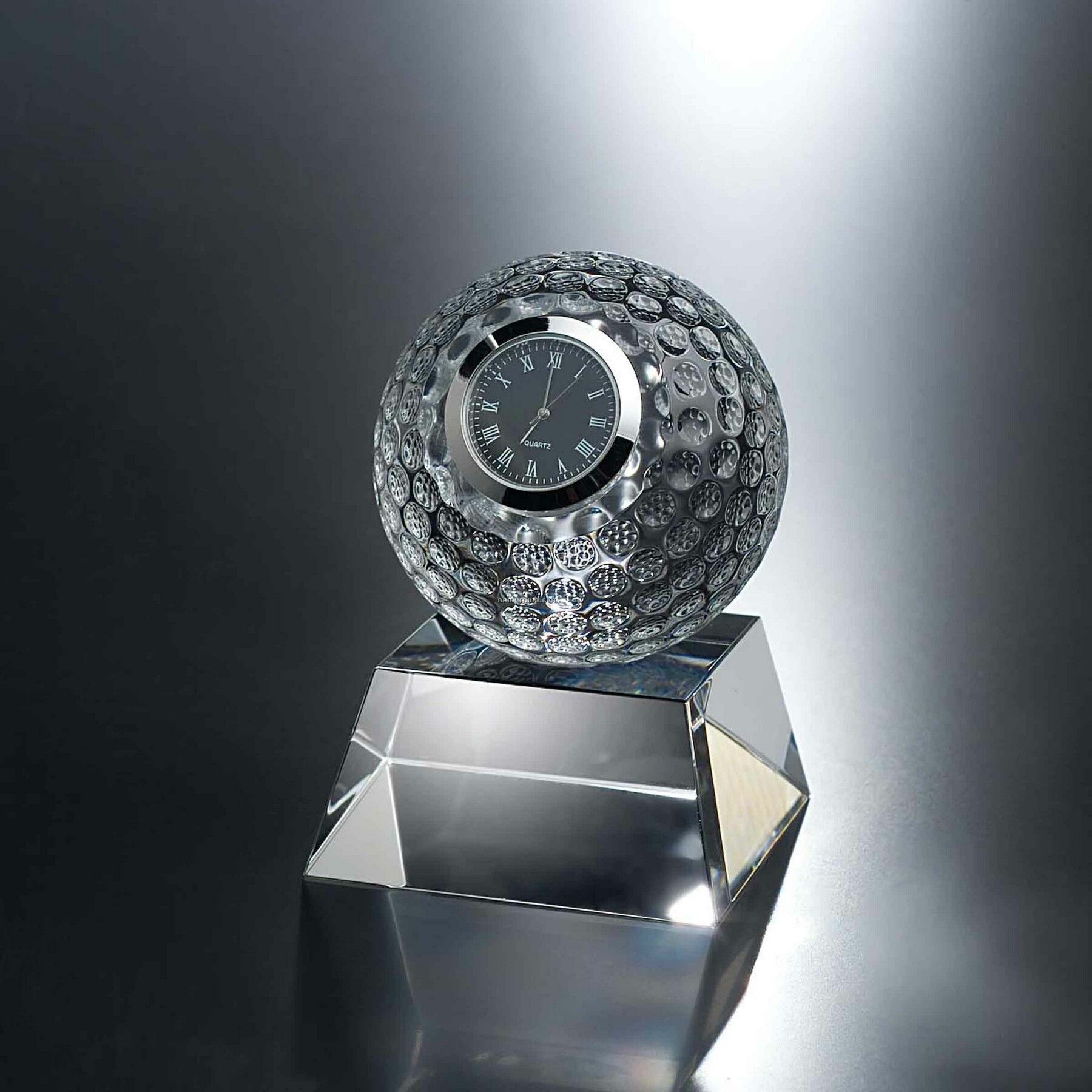 Whitney Optic Crystal Golf Clock