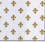 20"X30" Gold Fleur-de-lis Designer Tissue Paper