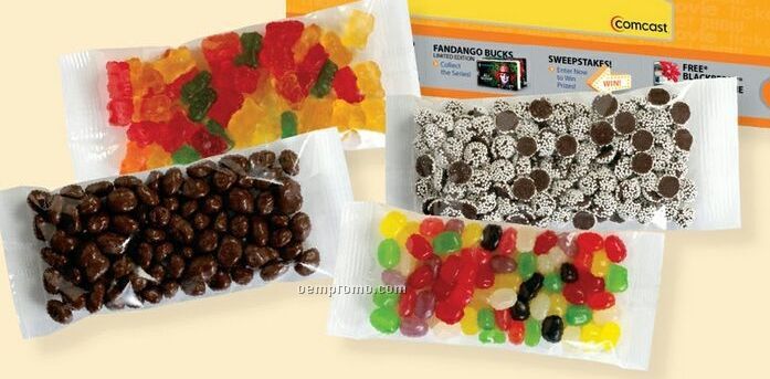 Assorted Jelly Beans In Custom Movie Theater Candy Box