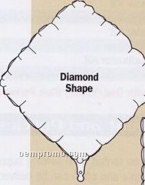 Diamond Shape Microfoil Balloon