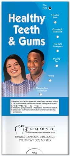 Healthy Teeth - Healthy Gums Pocket Slider Chart/ Brochure