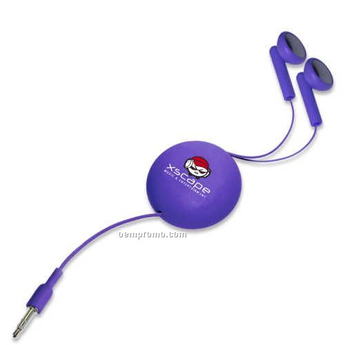 Purple Meego Earbuds