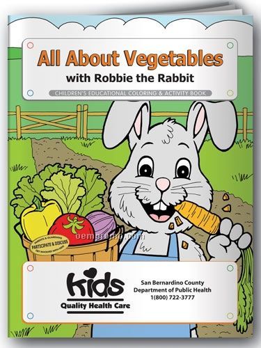 Action Pack Coloring Book W/ Crayons & Sleeve - All About Vegetables