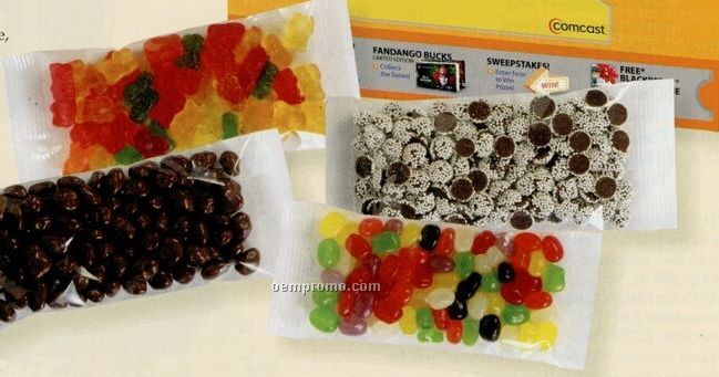 Chocolate Raisins In Custom Movie Theater Candy Box