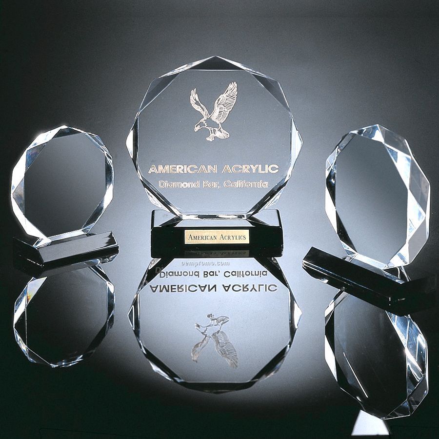 Diamond Facet Award With Custom Base