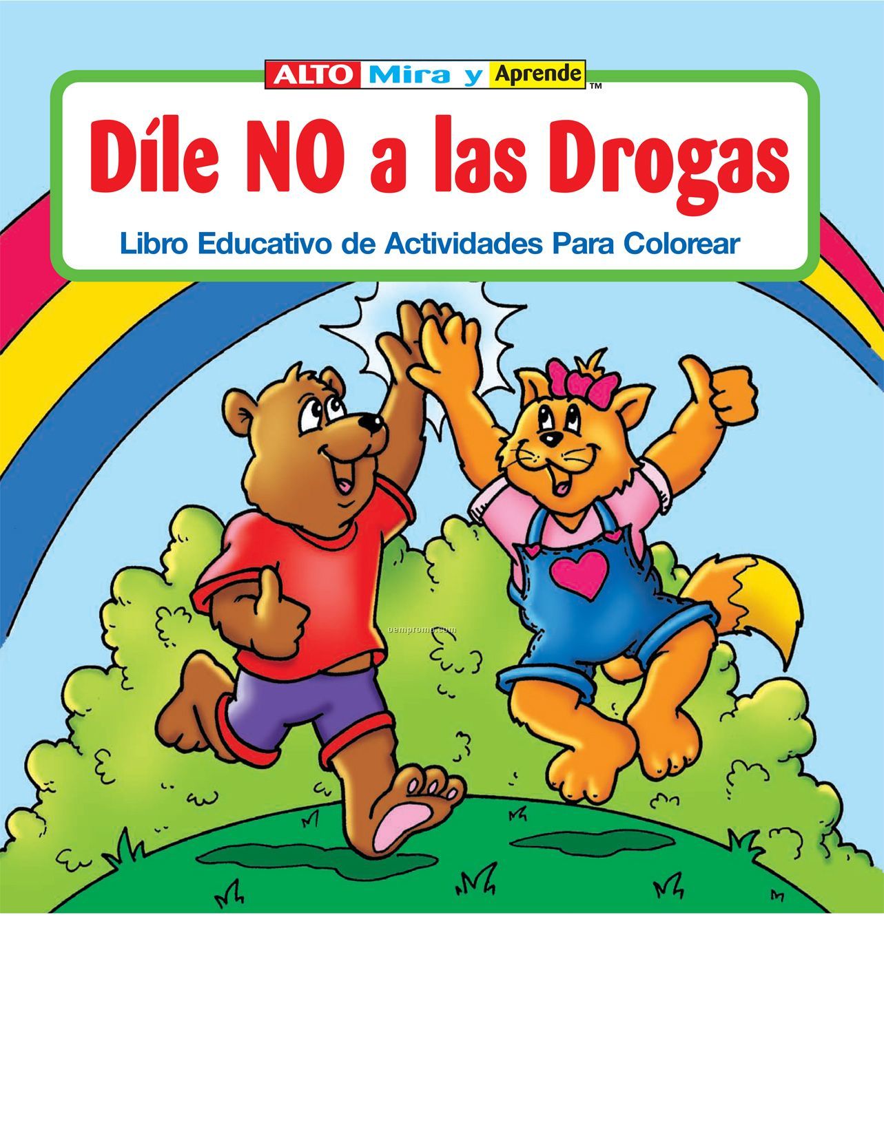 Stay Drug Free - Dile No A Las Drogas Spanish Coloring Fun Pack