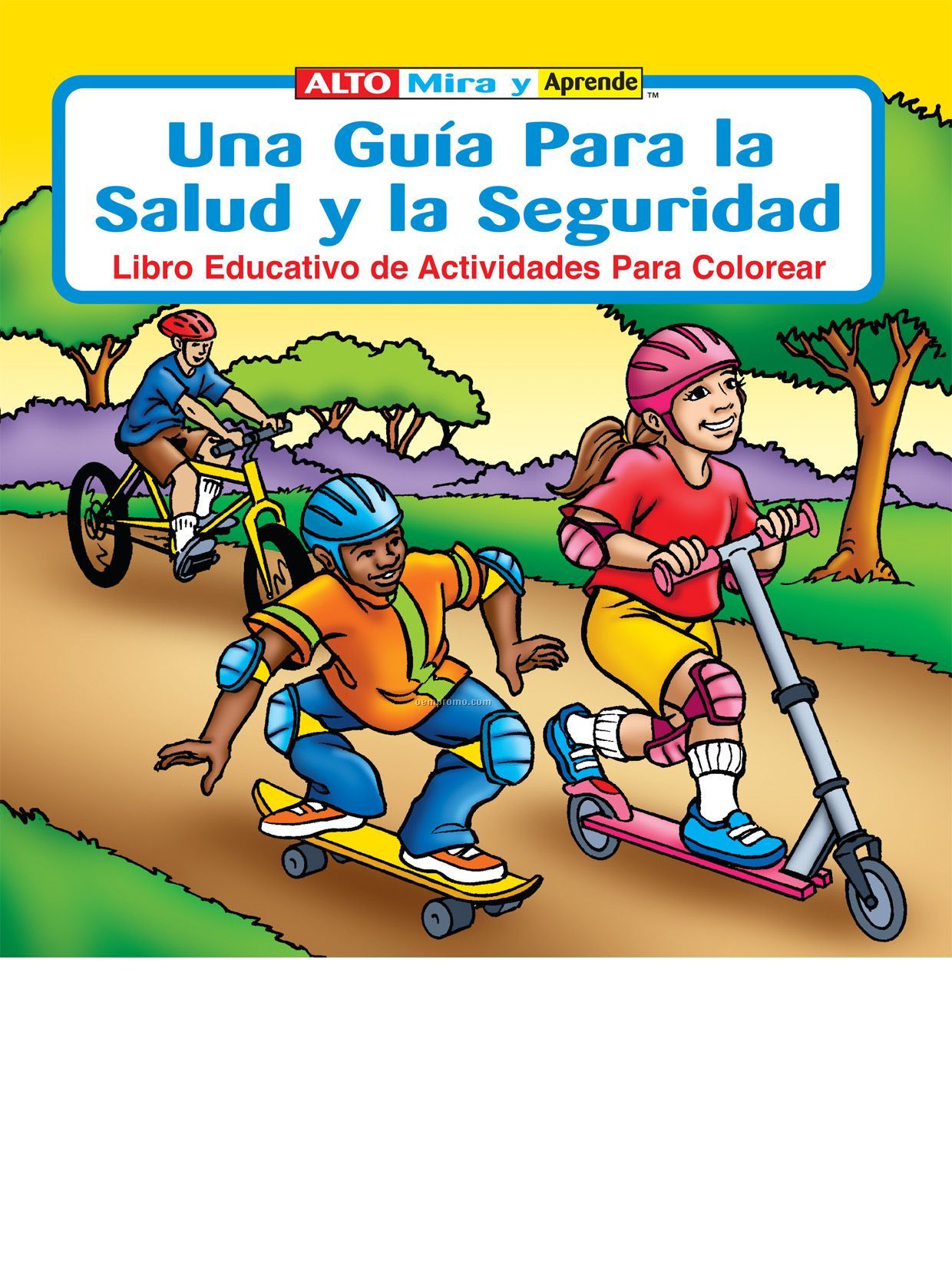 A Guide To Health And Safety Spanish Coloring Book Fun Pack