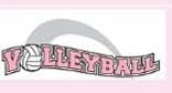 In Stock Ink Transfers W/Volleyball Logo