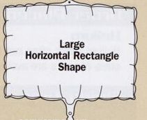 Large Horizontal Rectangle Shape Microfoil Balloon