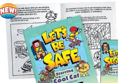 Let's Be Safe Bilingual Flip-style Book