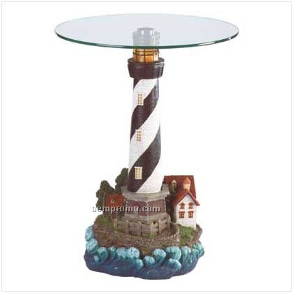 Lighthouse Table With Light