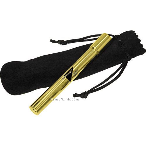 Solid Brass Pocket Kaleidoscope With Velvet Pouch