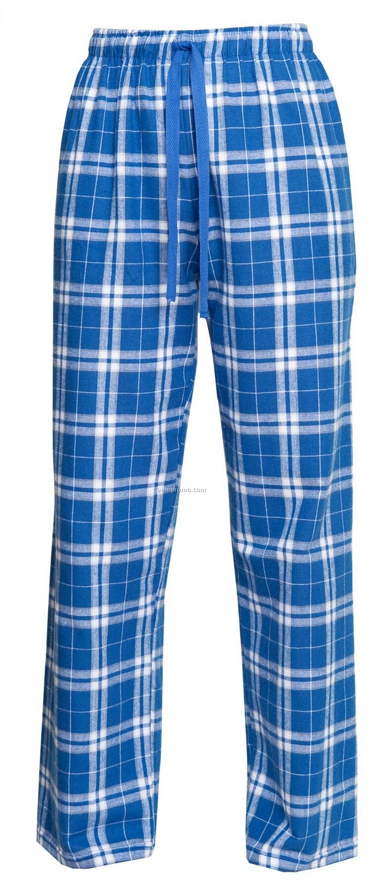 Youth Team Pride Flannel Pant In Royal Blue & Silver Plaid