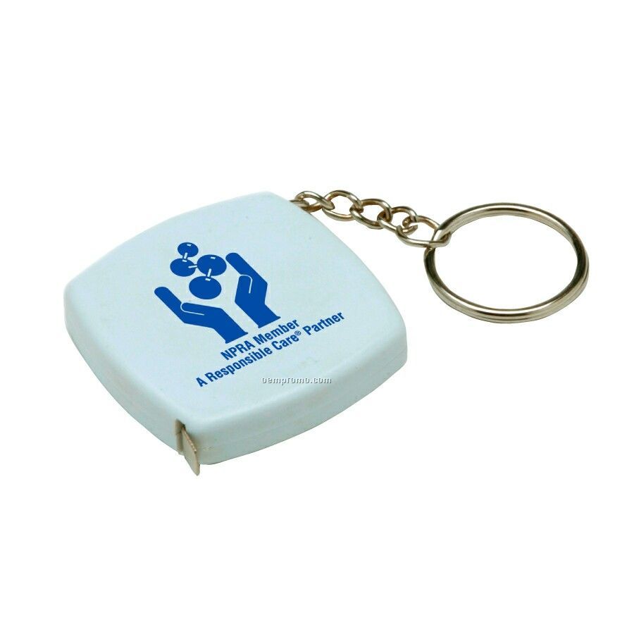 Tape Measure With Key Ring