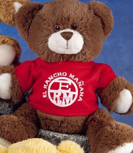 Tumbles Baby Soft Chocolate Brown Stuffed Bear