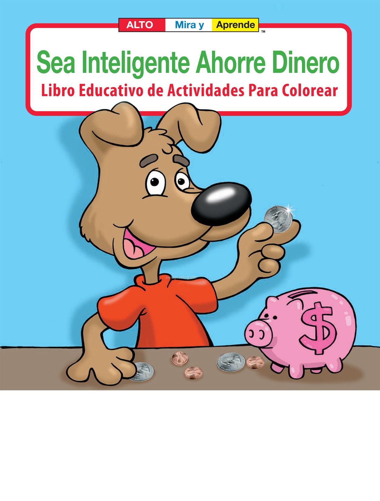 Be Smart, Save Money Spanish Coloring Book Fun Pack