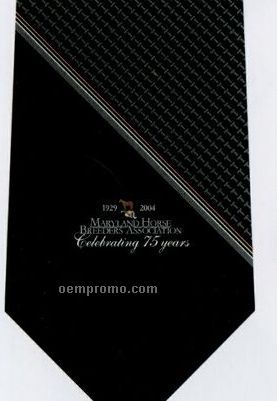 Custom Logo Woven Silk Tie - Pattern Style E