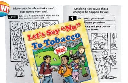 Let's Say "No" To Tobacco Bilingual Flip-style Book