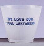 9 Oz. Frosted Souvenir Plastic Stadium Cup