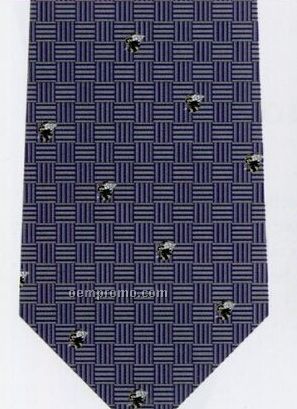 Custom Logo Woven Silk Tie - Pattern Style G