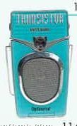 5-1/4"X1-1/2"X3-1/2" Aqua AM/FM Transistor Nostalgia Radio