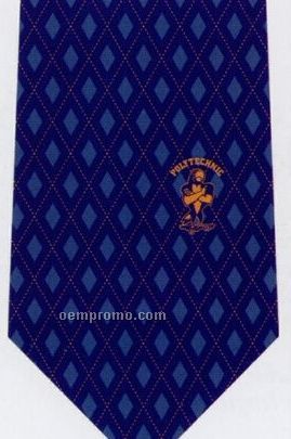 Custom Logo Woven Silk Tie - Pattern Style H
