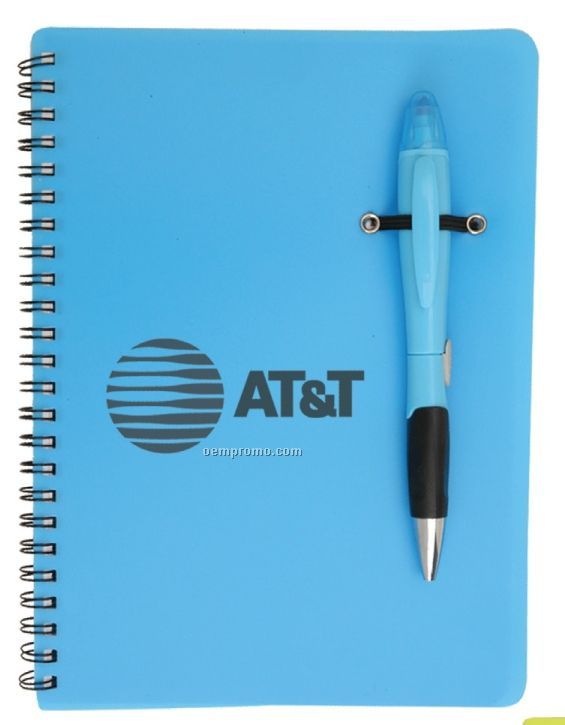 Polypropylene Notebook & Champion Pen Combo