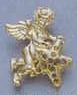 Stock Cast Lapel Pins - Angel With Star
