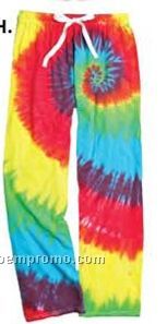 Youth Rainbow Swirl Tie Dye Drawcord Pants