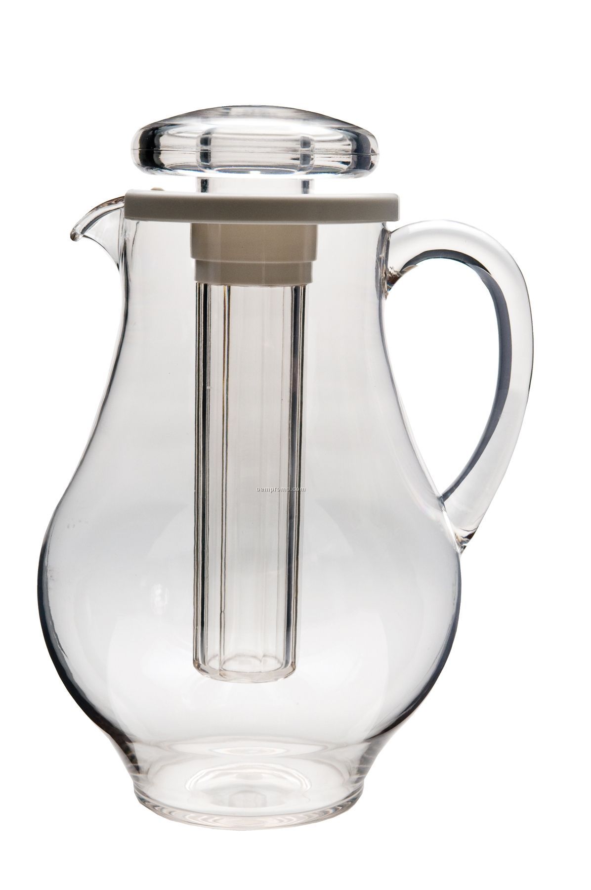 2 4/5 Liter Polycarbonate Bell Shaped Ice Tube Pitcher