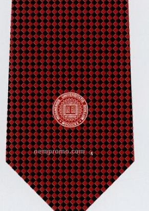 Custom Logo Woven Silk Tie - Pattern Style J