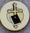 Medallions Stock Kromafusion Disc (Religious-cross/Bible)