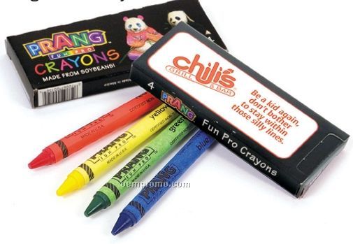 Prang Fun Pro Soybean Oil Crayons/4 Pack Panda Box - 1 Color