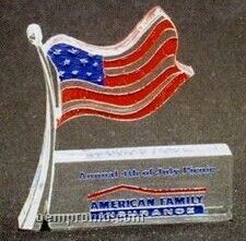 Acrylic Paperweight Up To 16 Square Inches / Flag