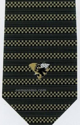 Custom Logo Woven Silk Tie - Pattern Style K