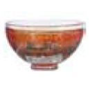 Satellite Handmade Glass Bowl By Bertil Vallien (Red)