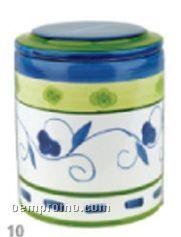 Blue Vine Regular Ceramic Cookie Keeper Jar (Custom Lid)