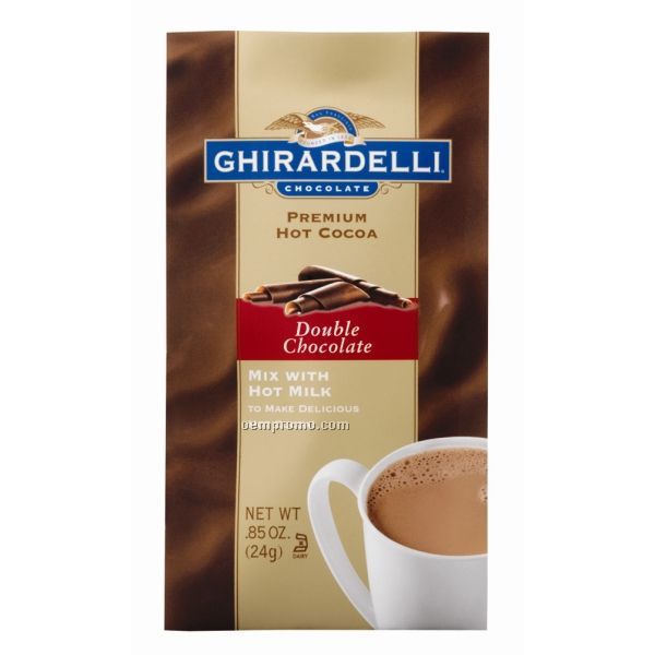 Ghirardelli Double Chocolate Cocoa Mix Pack With Milk