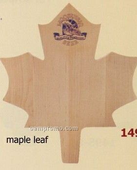 Maple Leaf Shaped Wood Cutting Board