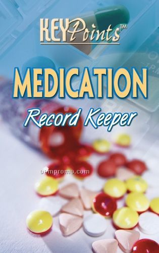 Medication Record Keeper Key Point Brochure (Folds To Card Size)
