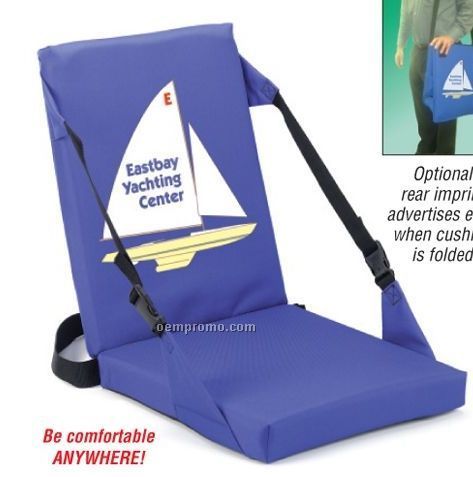Sportsmen's Supreme Self Supporting Seat Cushion With Shoulder Strap