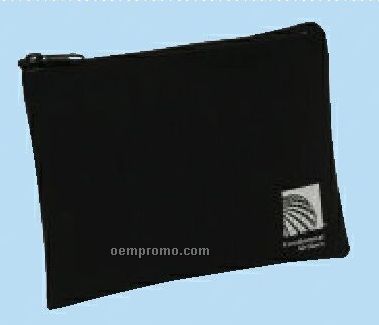 Suede Flat Amenity Pouch